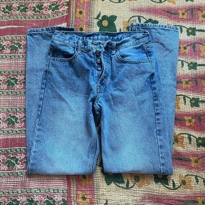 brandy high waisted baggy jeans